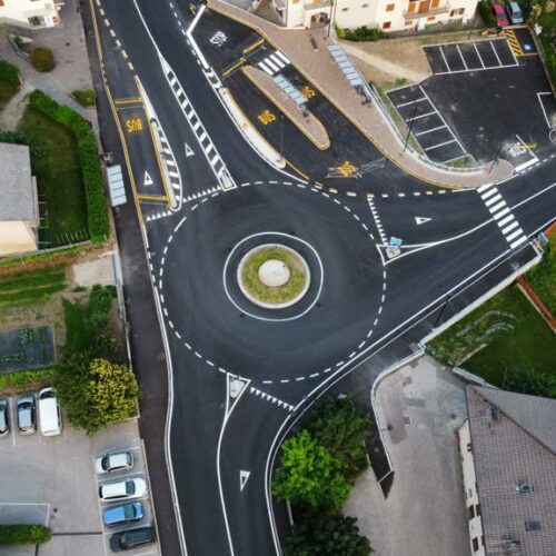 Rotatoria a Levico 1