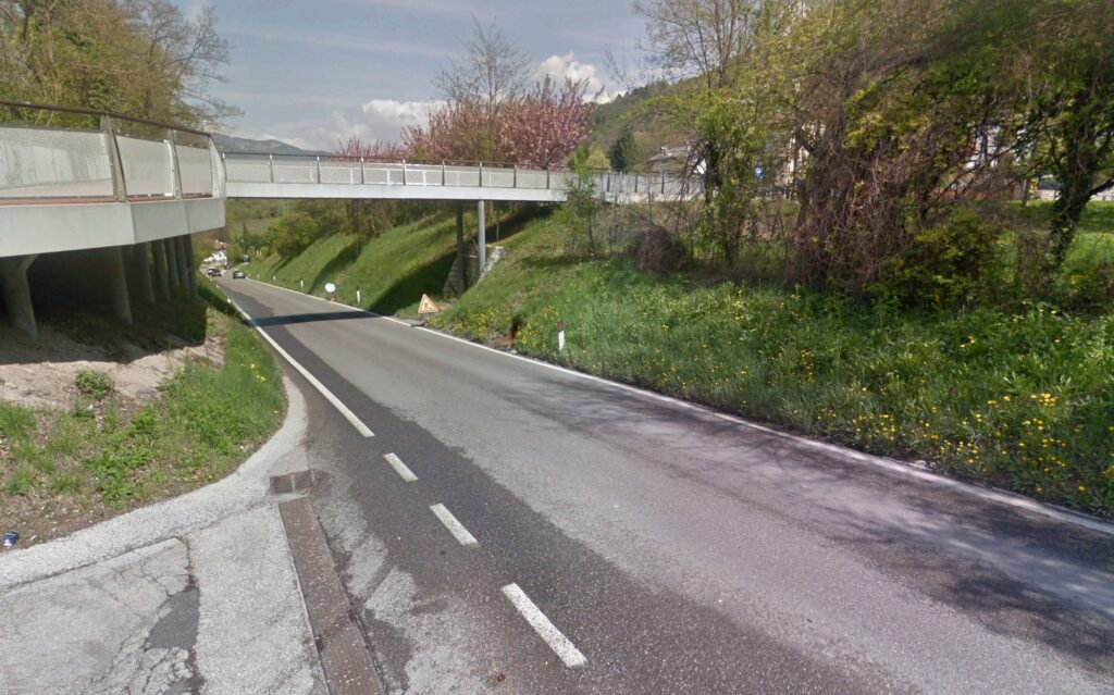 Passerella ciclopedonale a Trento Passerella ciclopedonale a Trento